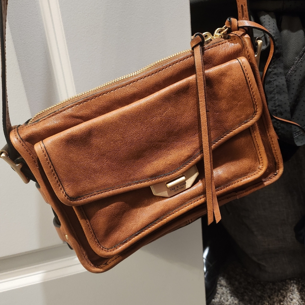 Rag & Bone Camel Color Small Field Messenger